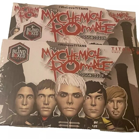 18 Piece Display TITANS: The My Chemical Romance Collection MCR 3" Vinyl Figures - Picture 2 of 4